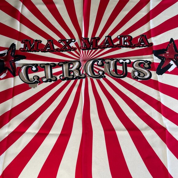 Max Mara “Circus” Silk Scarf with Box – Made in Italy - Picture 3 of 15